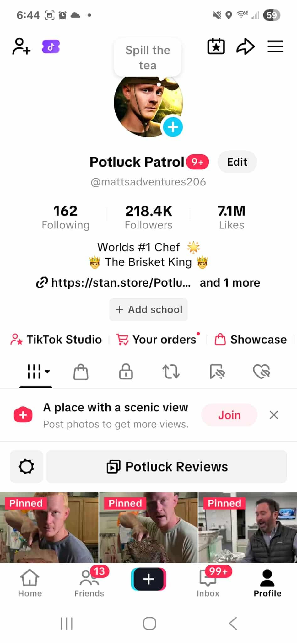 Matt's Adventures - Food Connoisseur Influencer