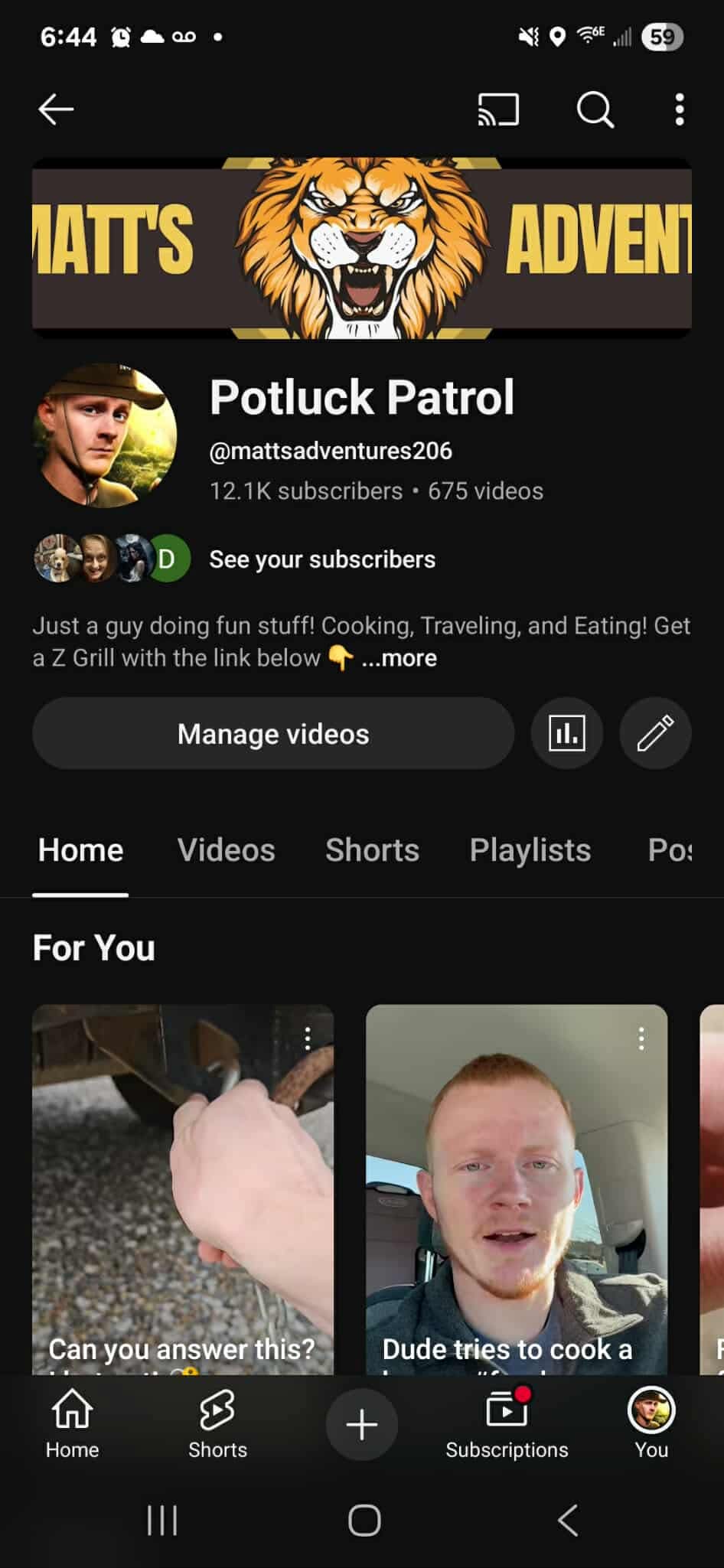 Matt's Adventures - Food Connoisseur Influencer
